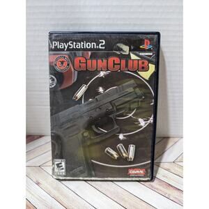 NRA Gun Club Playstation 2 PS2 ✅ Tested ✅ Works Authentic Shooting Video Game
